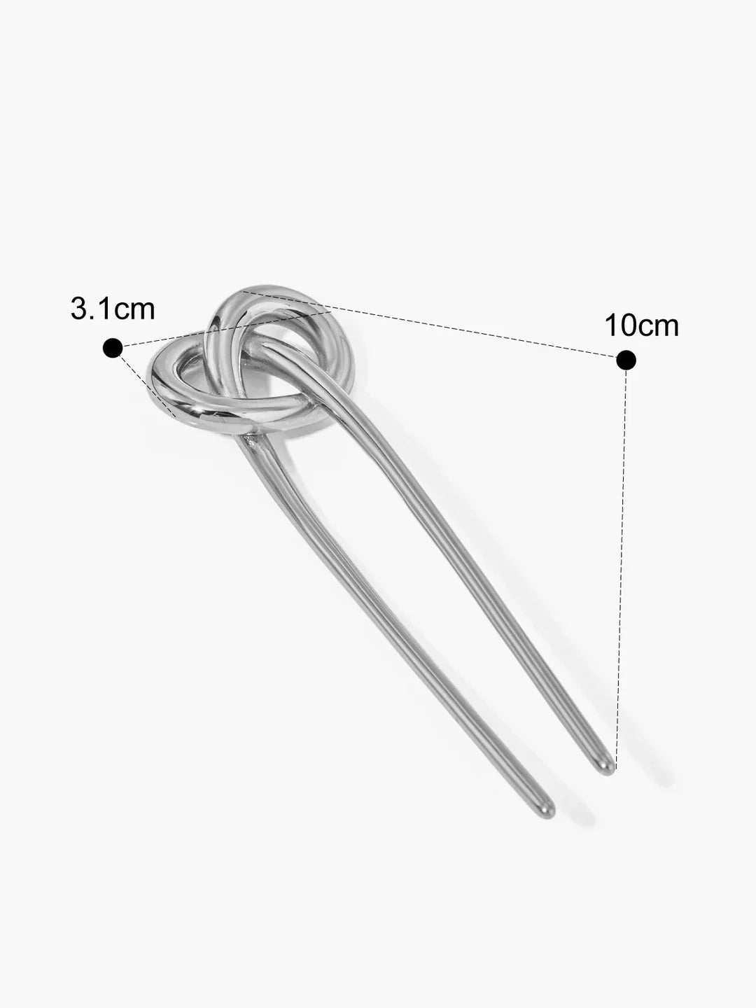 Stainless Knotted Hairpin - LA FEMME WANDERER