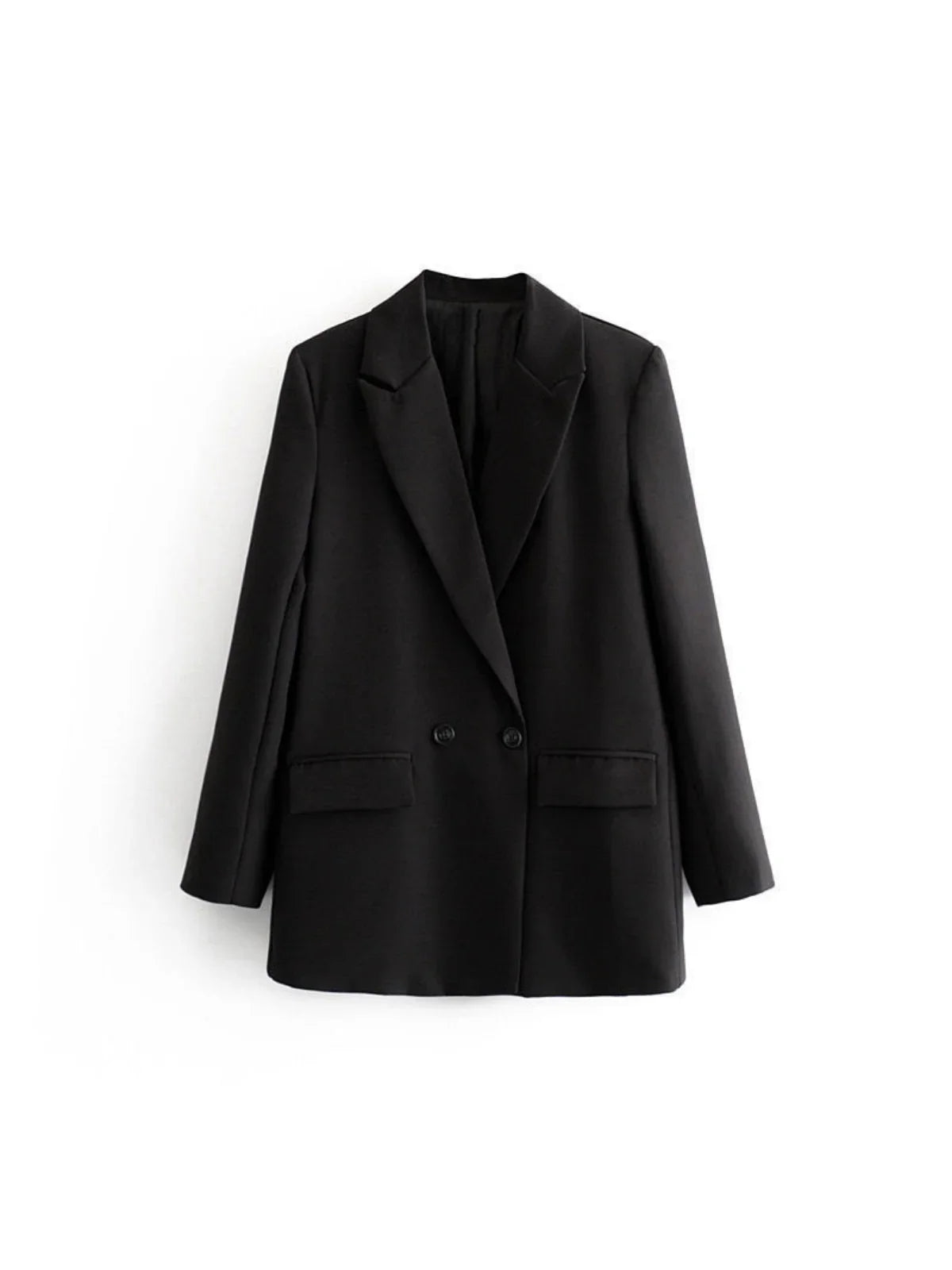 Always Chic Double Breasted Blazer - LA FEMME WANDERER