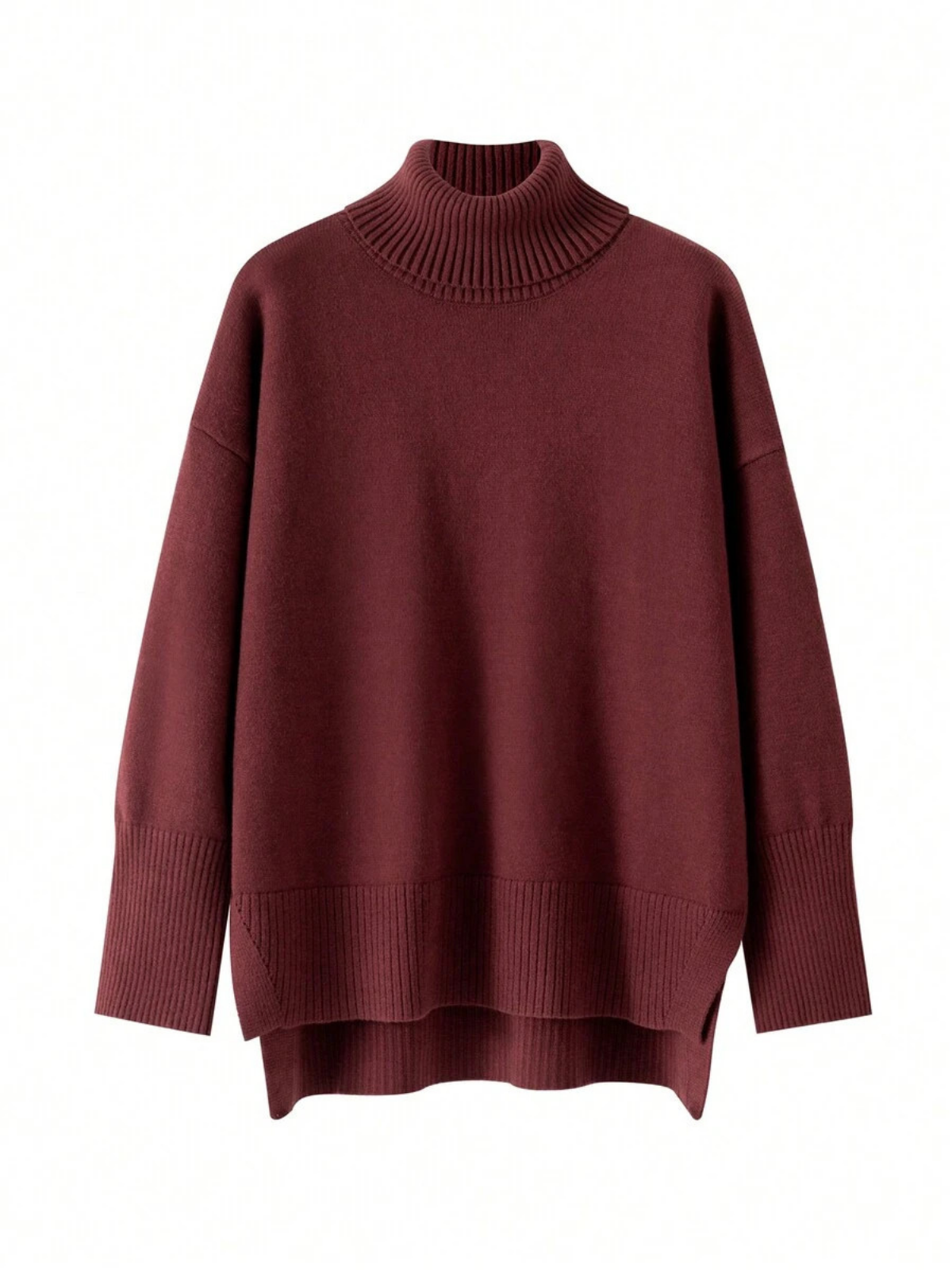 Cozy Winter Knit Turtleneck Pullover