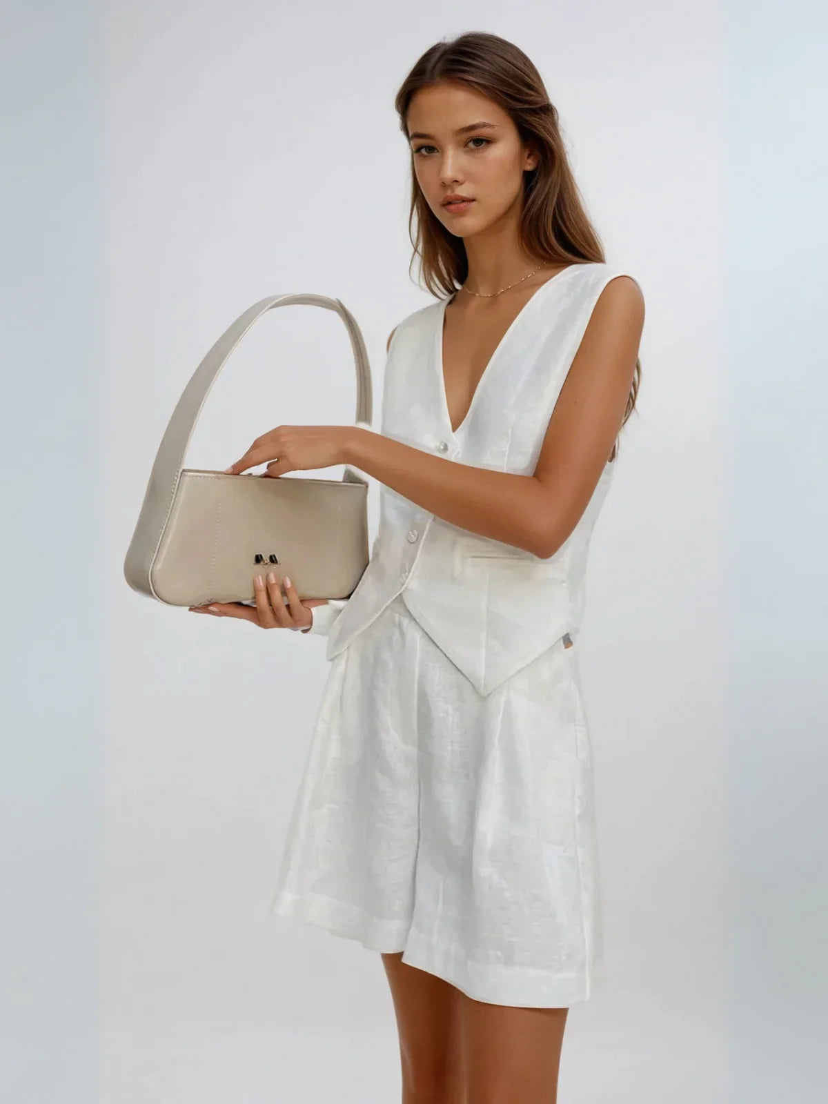 Always Casual Vest & Shorts Matching Suit - LA FEMME WANDERER