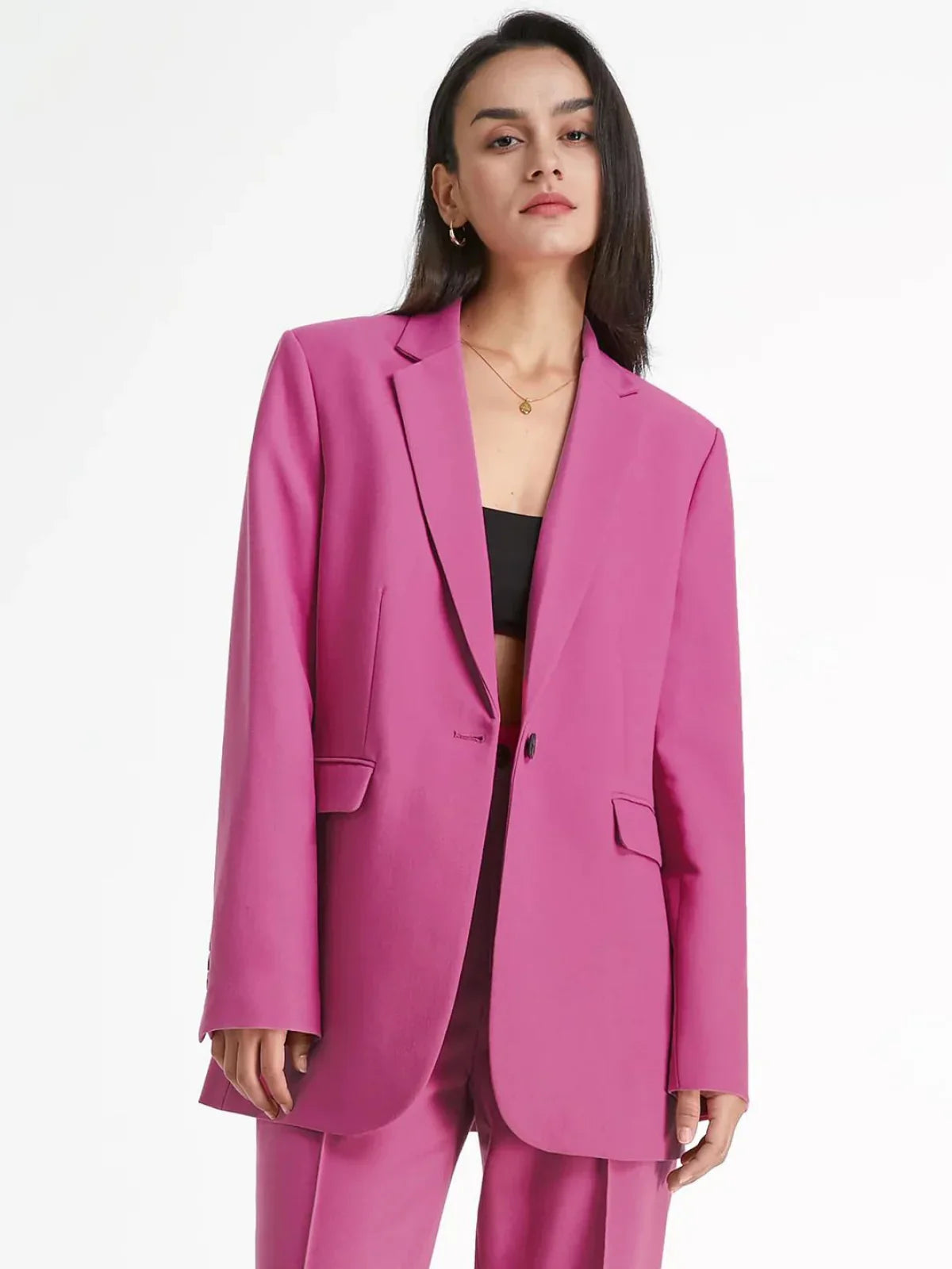 Blazer & Pants Matching Suit - LA FEMME WANDERER