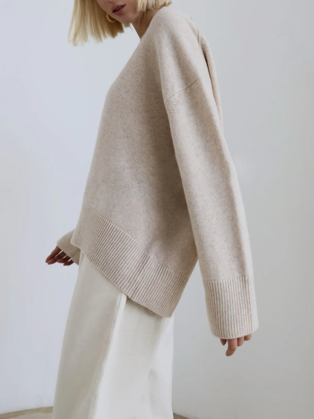 Candyfloss Oversized Pullover Sweater - LA FEMME WANDERER