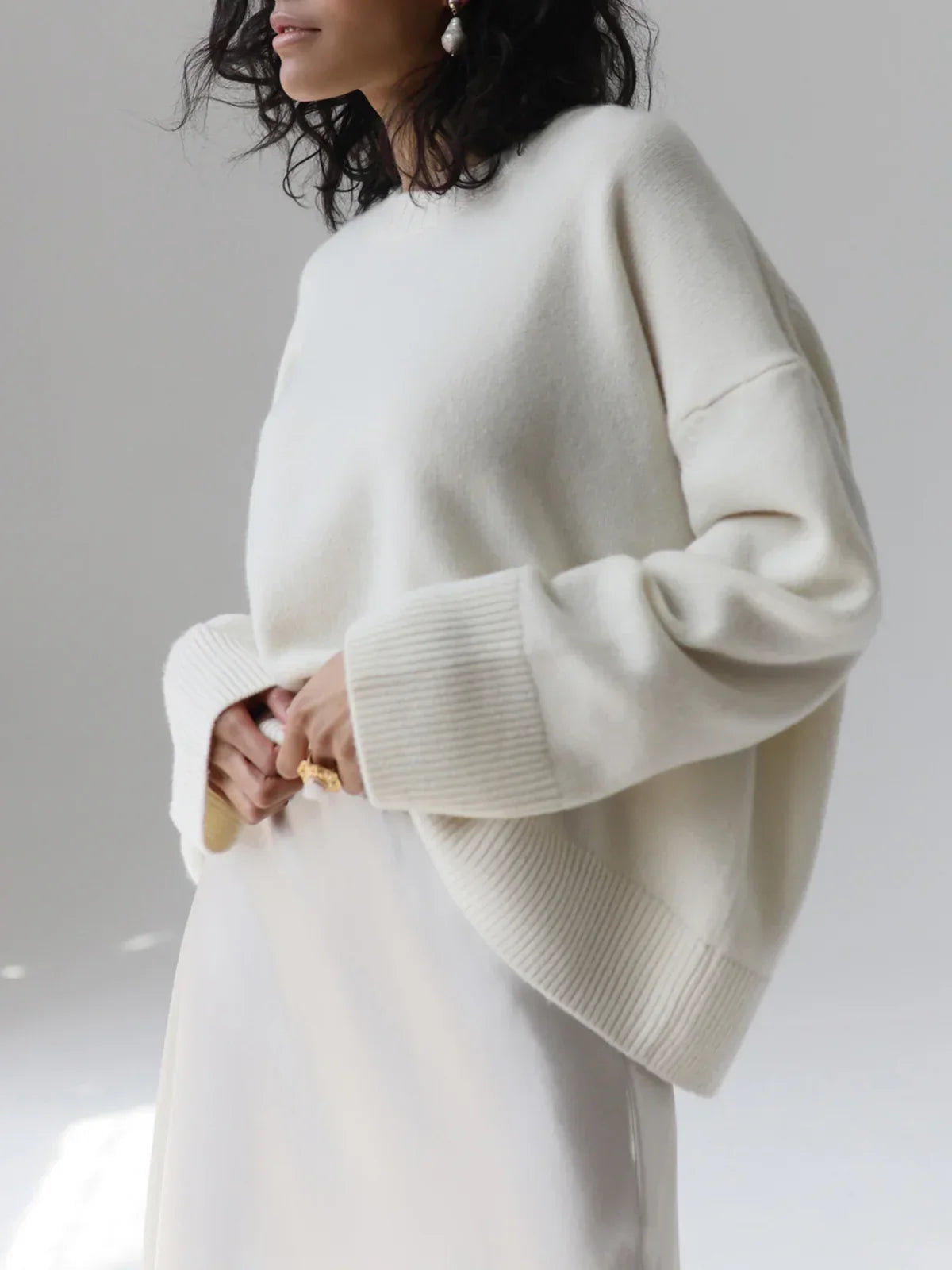 Candyfloss Oversized Pullover Sweater - LA FEMME WANDERER