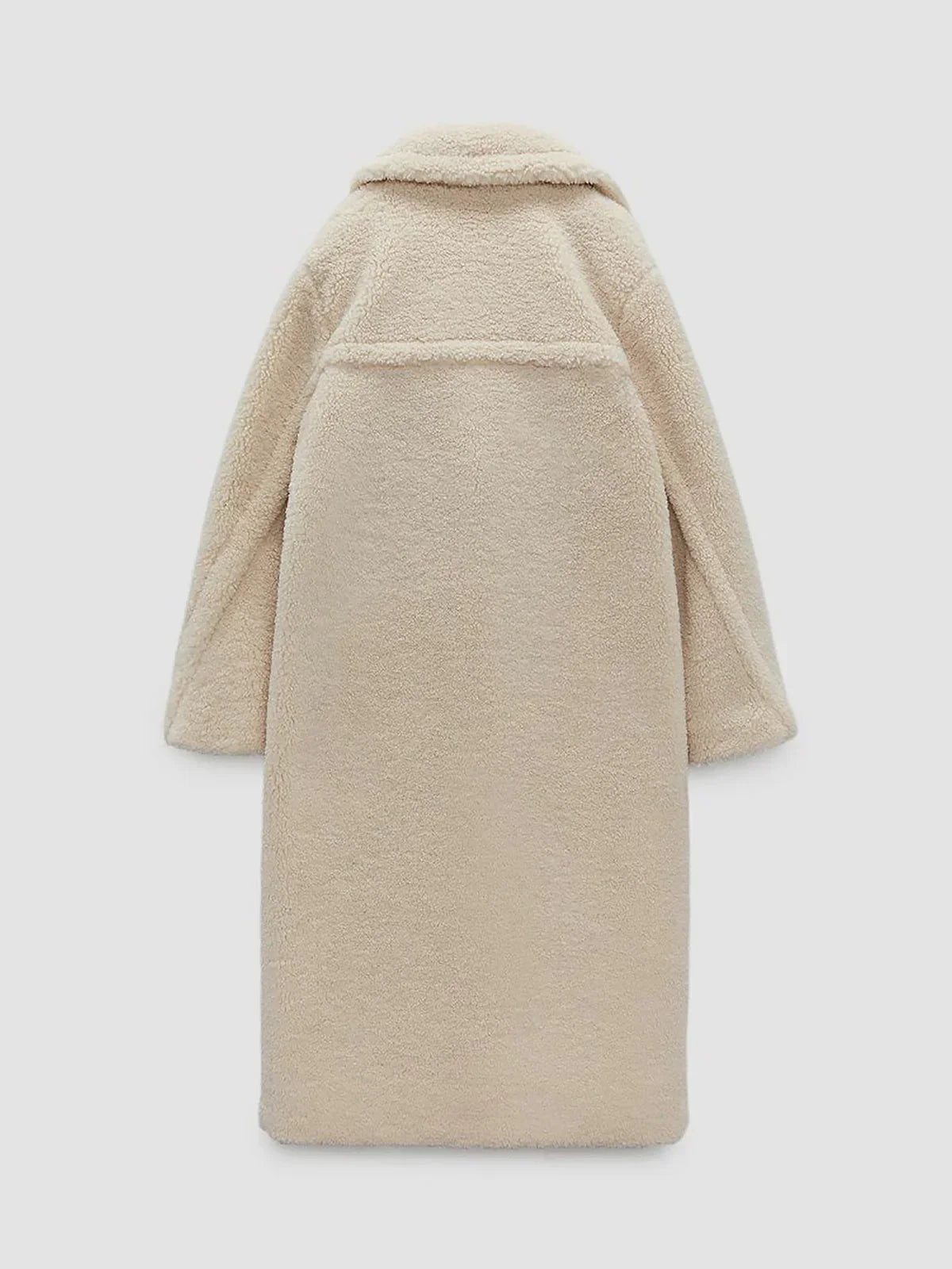 Double Pockets Fleece Coat - LA FEMME WANDERER