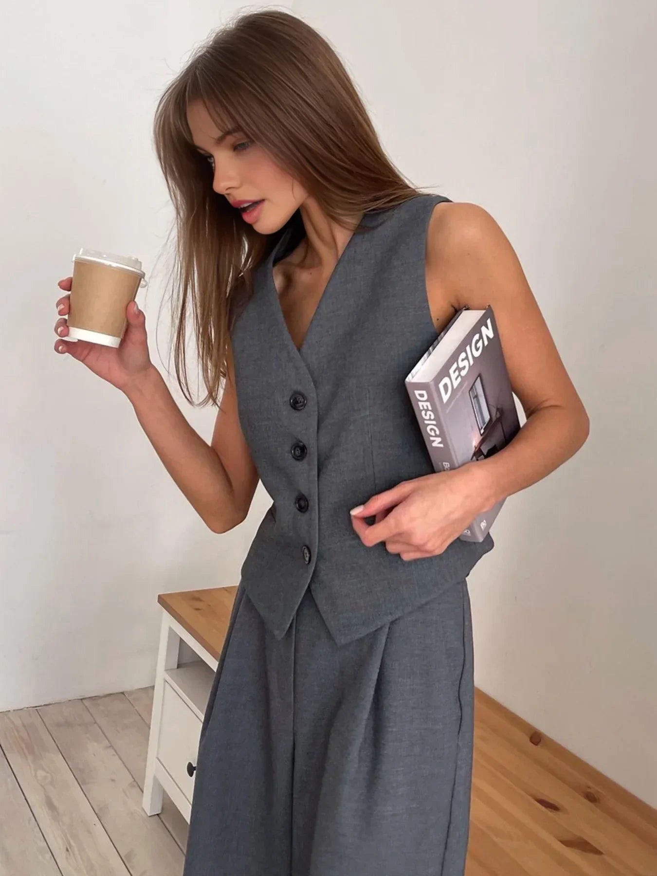 Vest & Pants Matching Suit - LA FEMME WANDERER