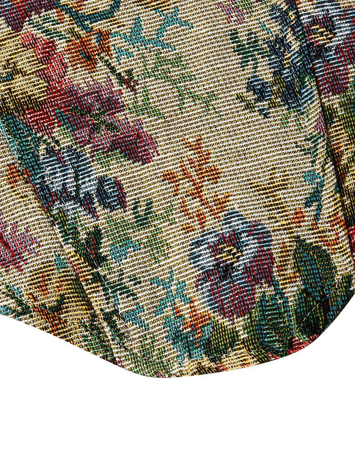 Retro Floral Printed Corset - LA FEMME WANDERER