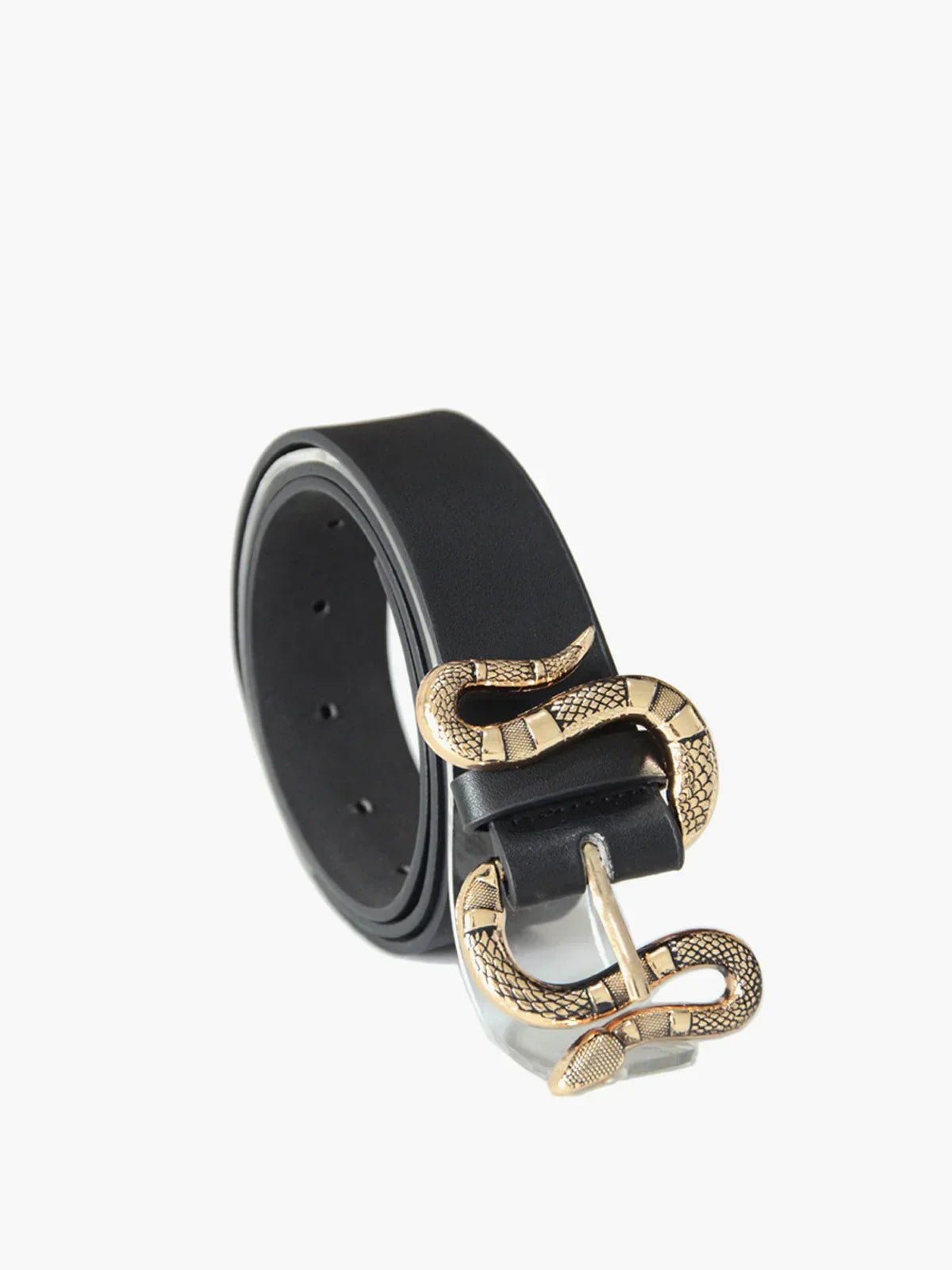 All-Match Snake Buckle Leather Belt - LA FEMME WANDERER