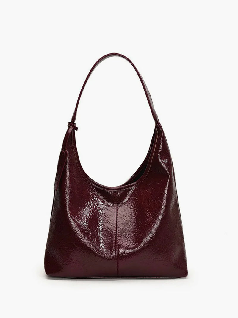 Freizeit-Hobo-Tasche mit Knopfverschluss