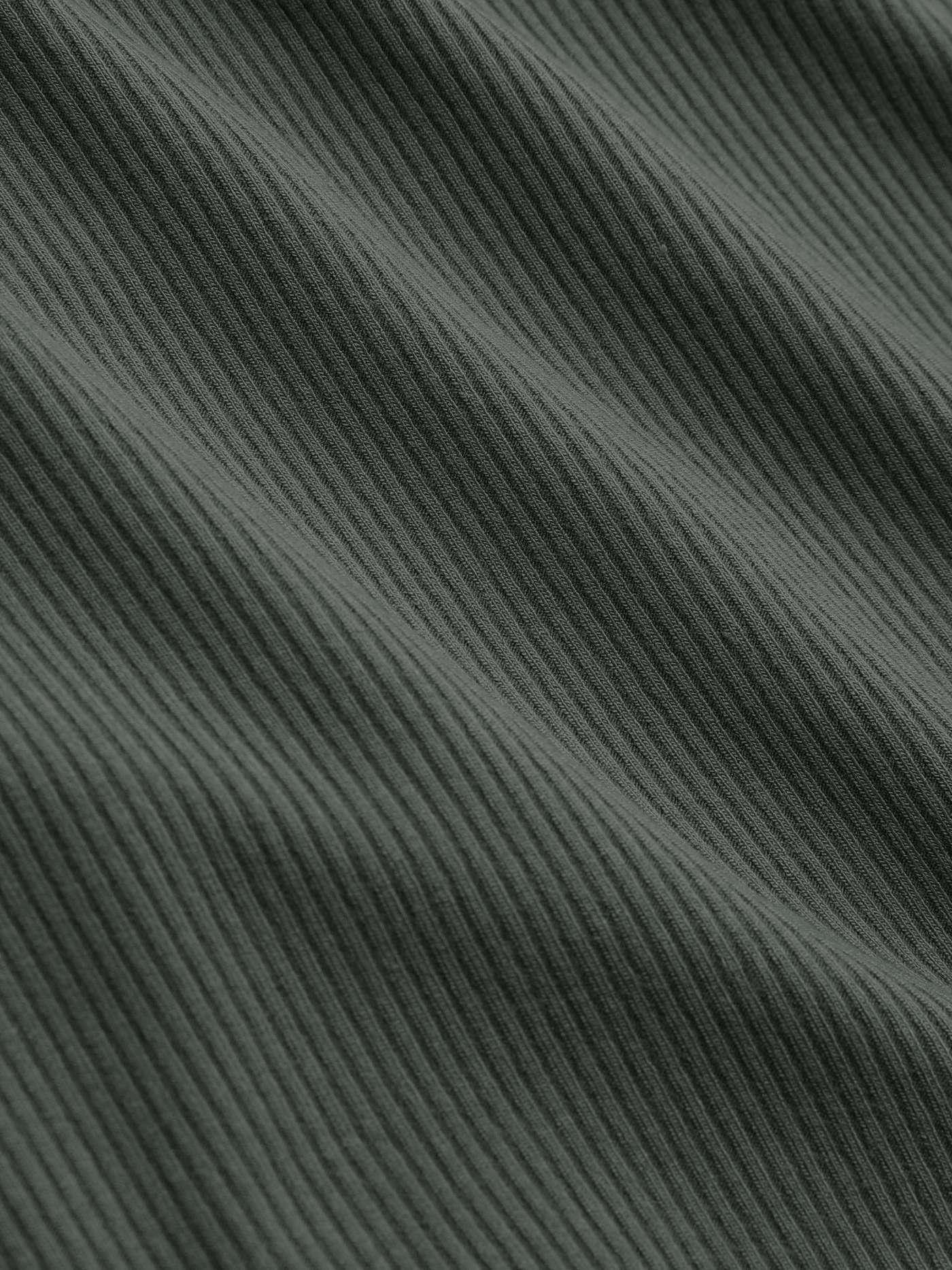 Solid Asymmetrical Neck Long Sleeve Top - LA FEMME WANDERER