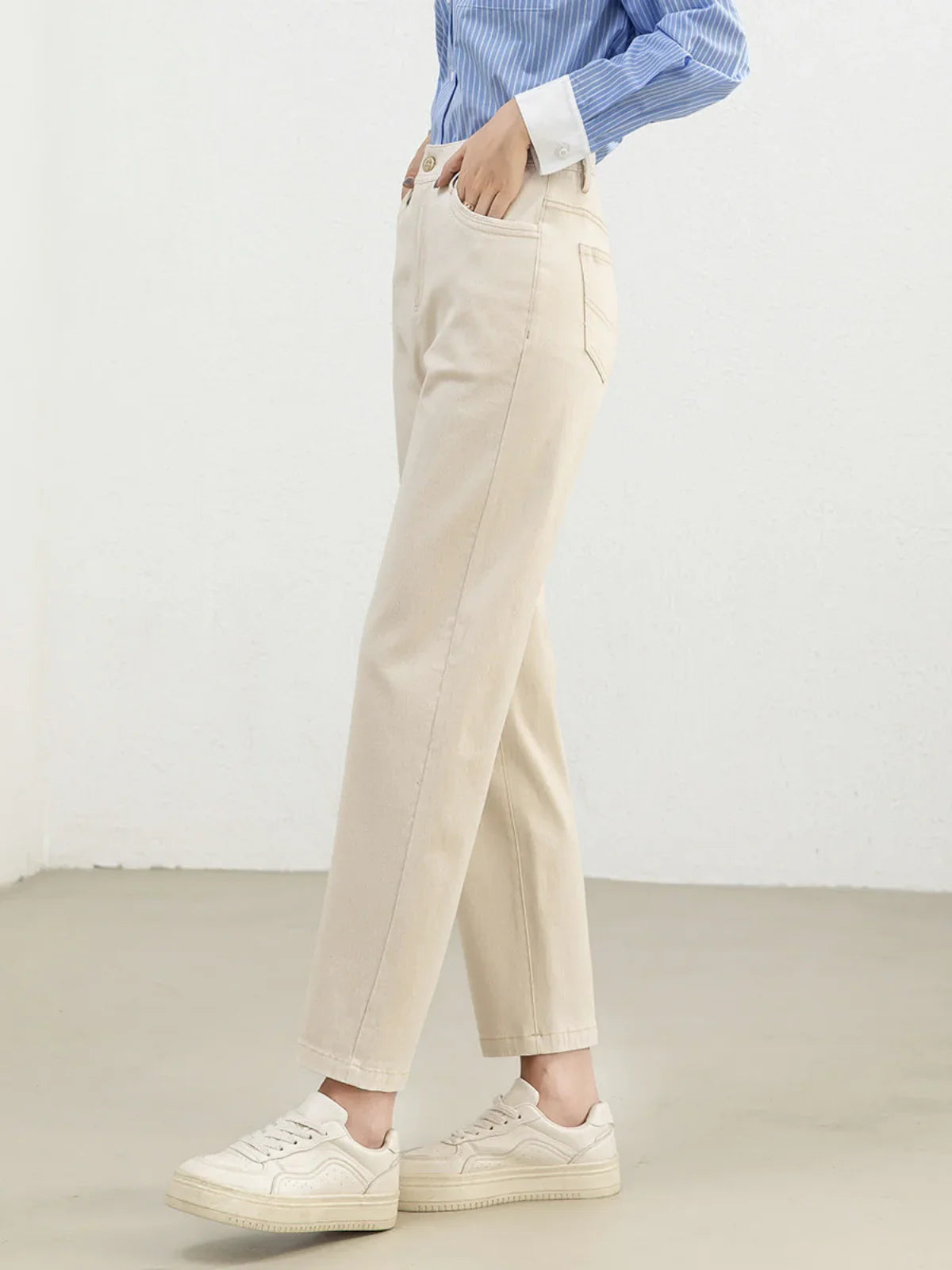 Always Casual High Waist Pants - LA FEMME WANDERER