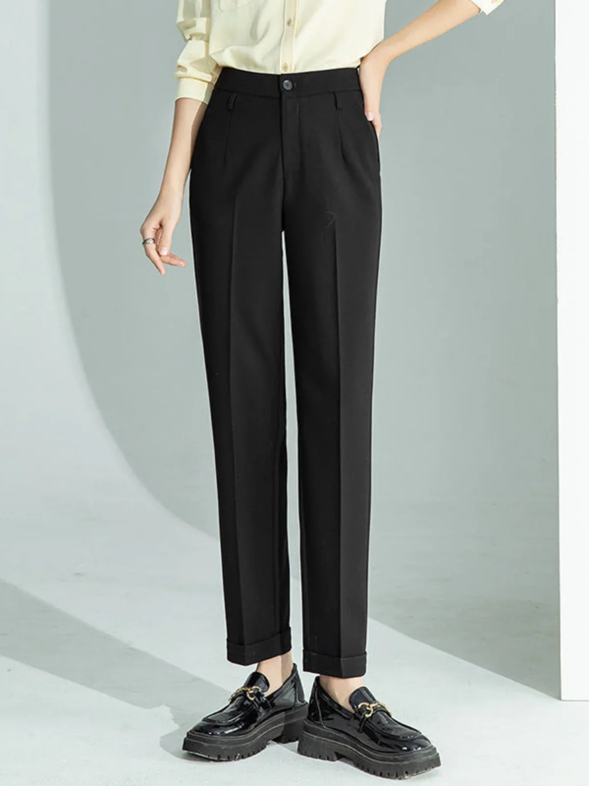 Casual Loose Work Pants - LA FEMME WANDERER