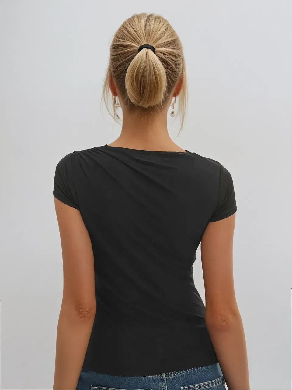 All-match Solid Pleated Tank Top - LA FEMME WANDERER