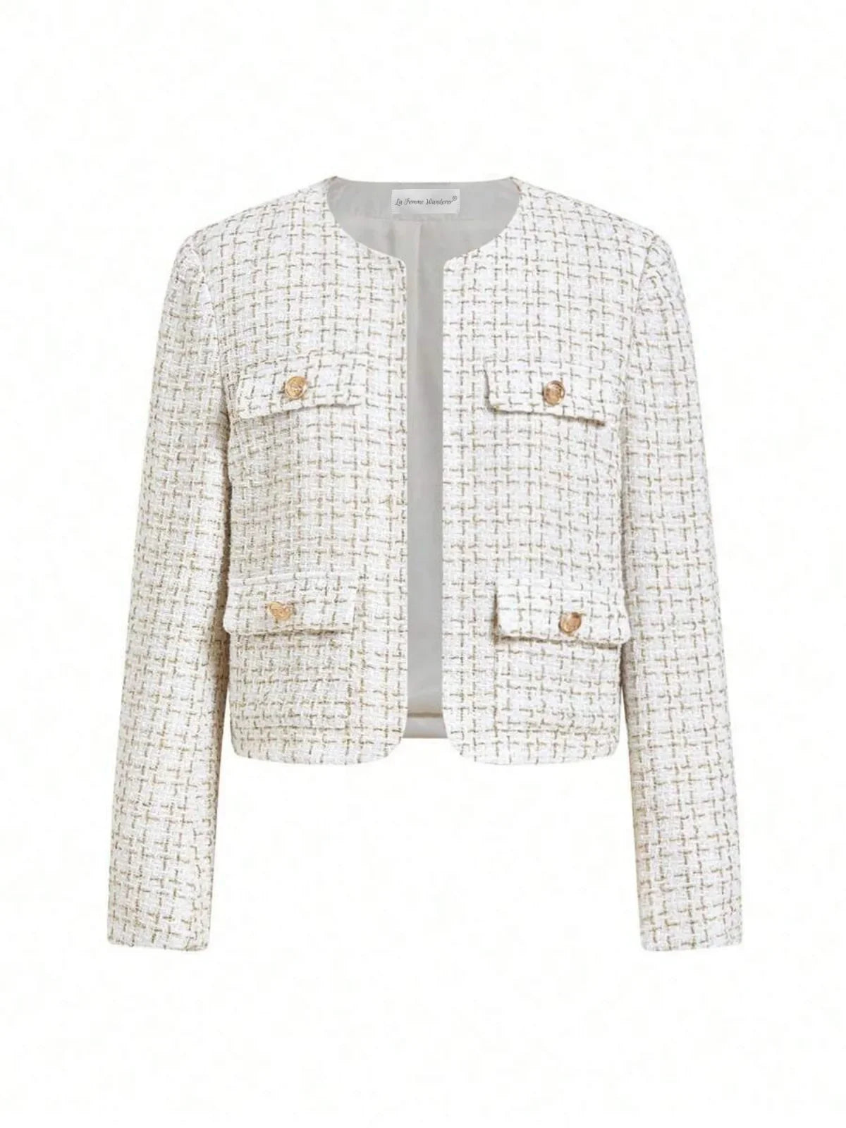 Wool Blend Jacket For Daily Wear Essentials Comfortable - LA FEMME WANDERER