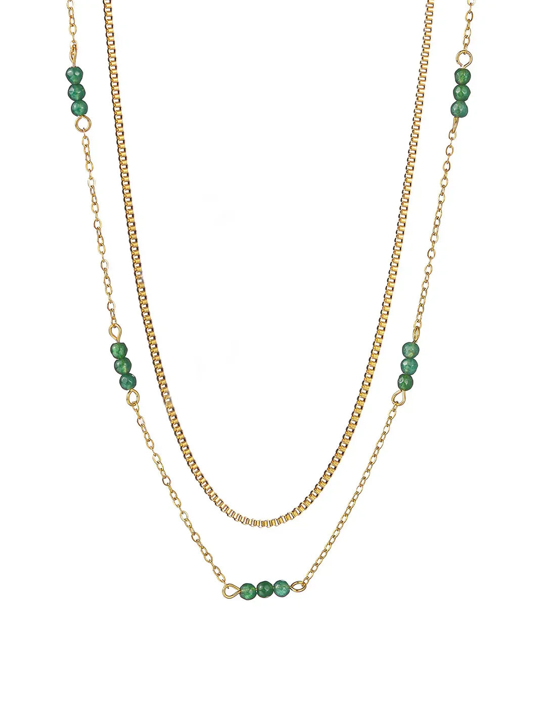 Minimalist Stackable Beaded Necklace - LA FEMME WANDERER