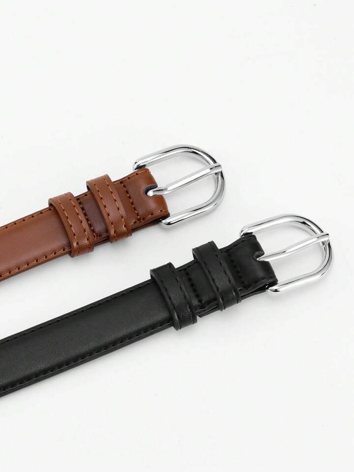 Silver Buckle Belt for Timeless Everyday Styling