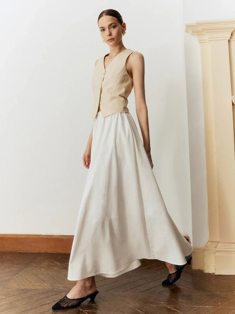 Temperamentvoller, einfarbiger, schmaler Faltenrock zum Pendeln