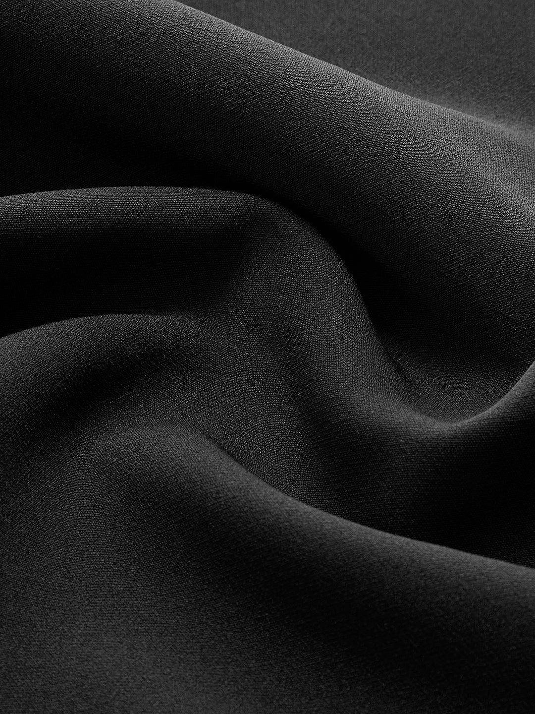 Elegant Slim-fit Halter Solid Dress - LA FEMME WANDERER