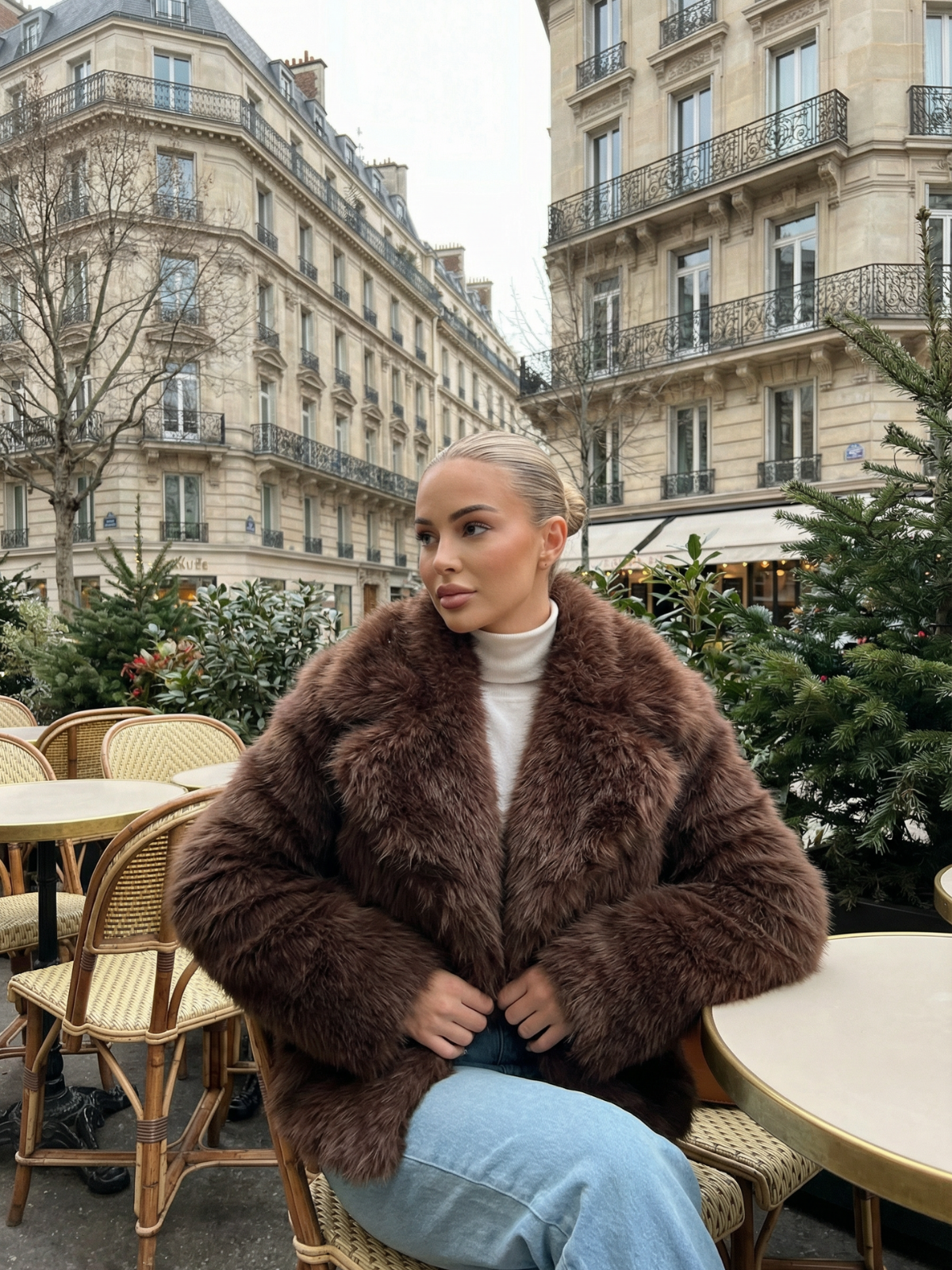 Faux Fur Night Out Jacket