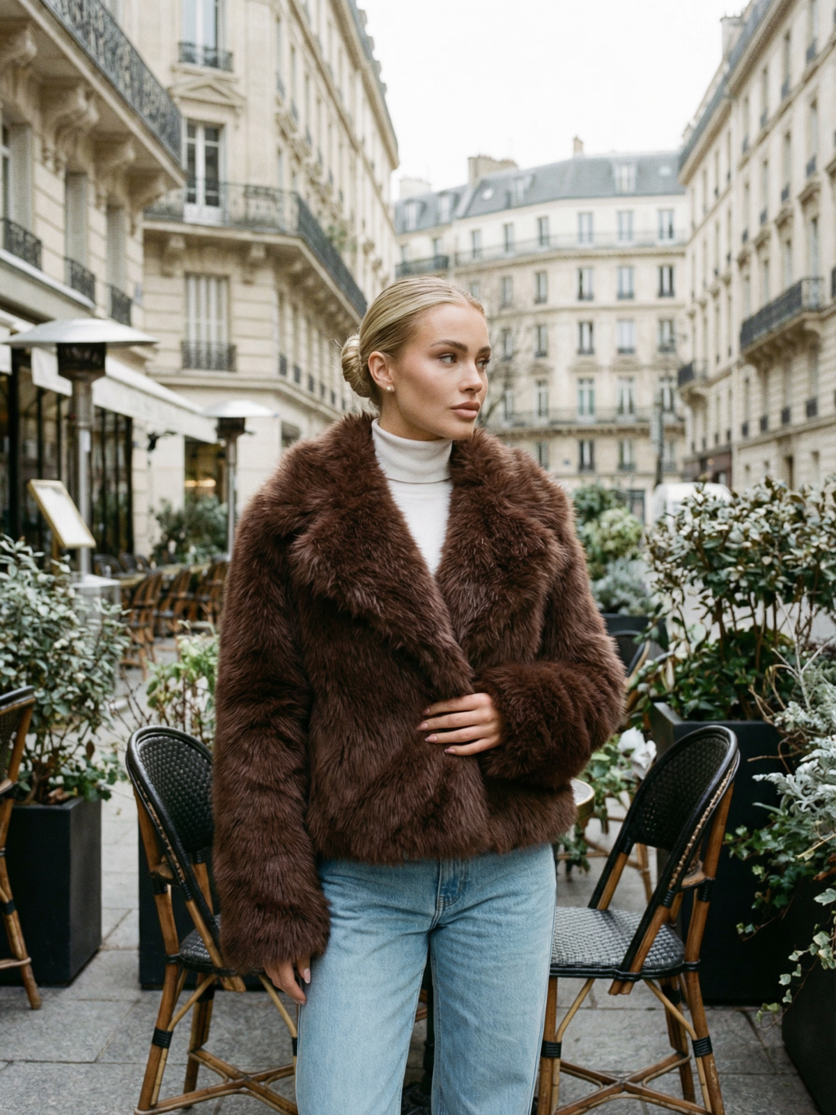 Faux Fur Night Out Jacket