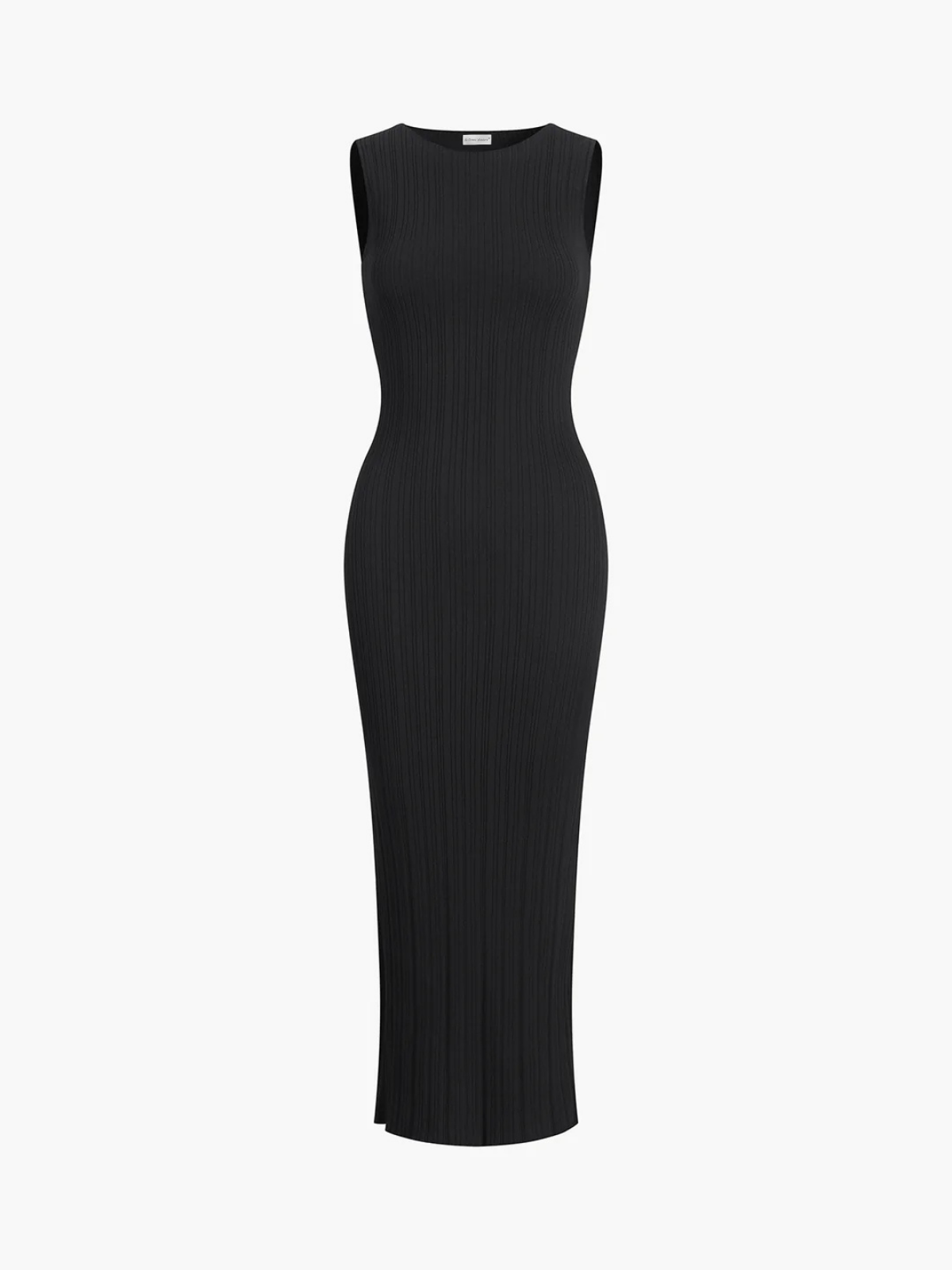Effortless Lines Ribbed Dress - LA FEMME WANDERER