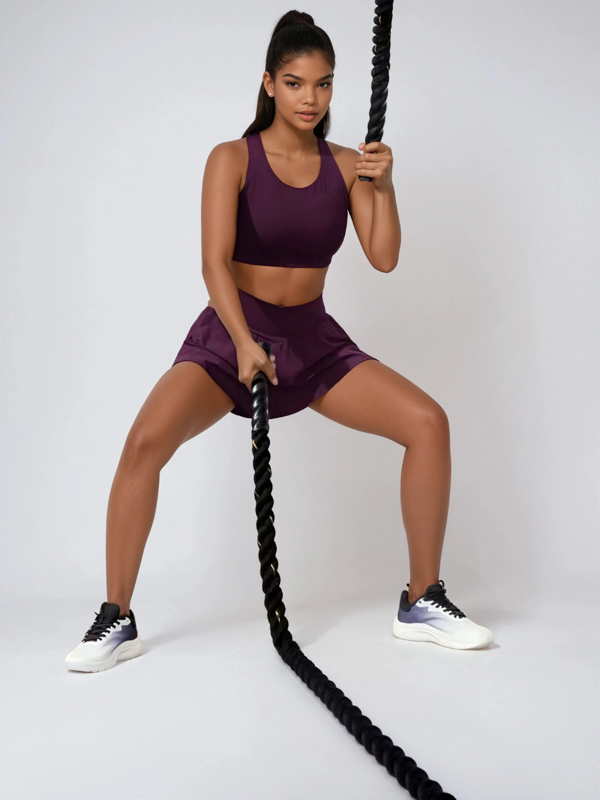 Schweißabweisende Laufshorts mit mittelhohem Bund, Taschen und schnelltrocknend