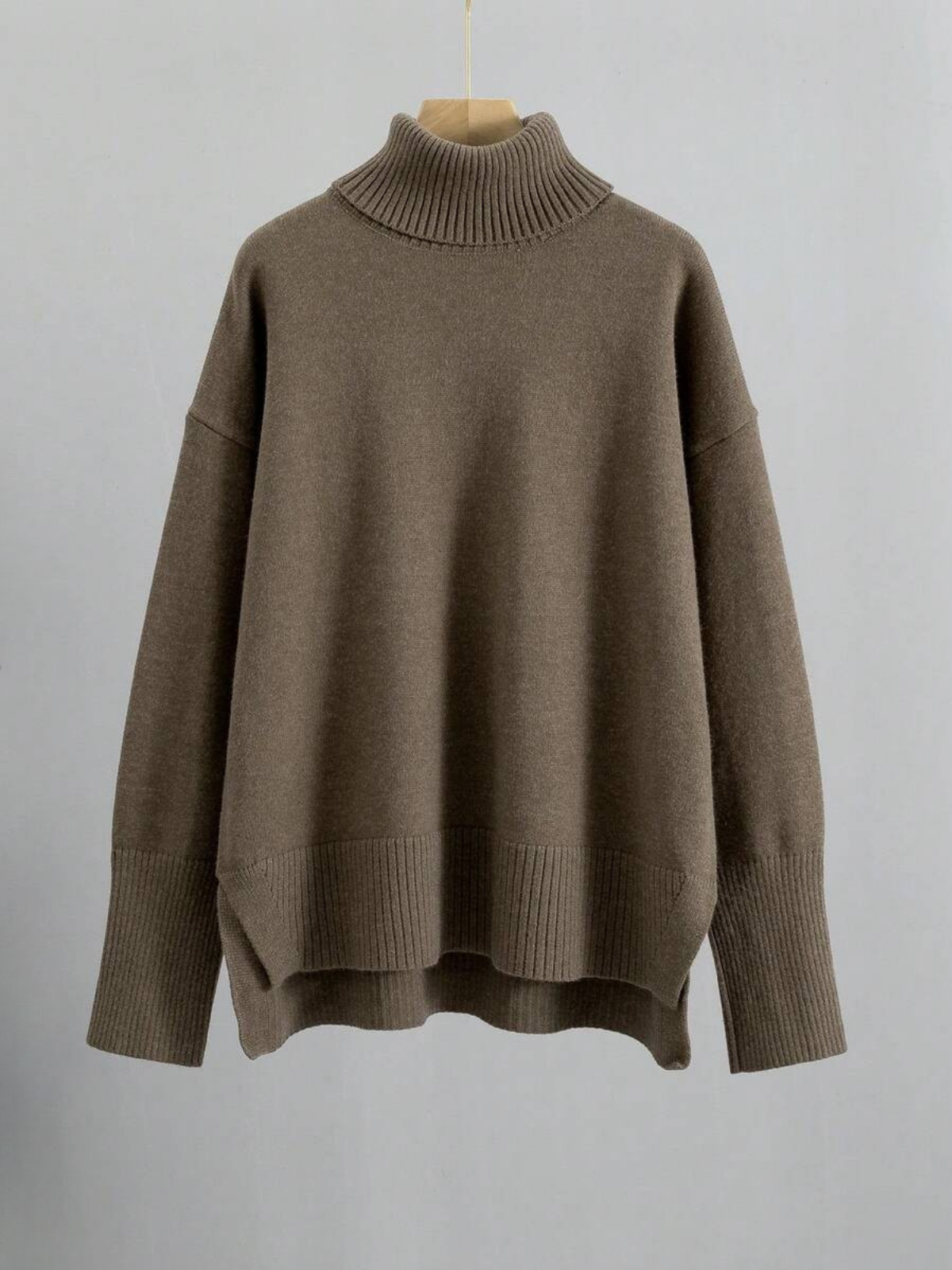Gemütlicher Winterpullover mit Rollkragen