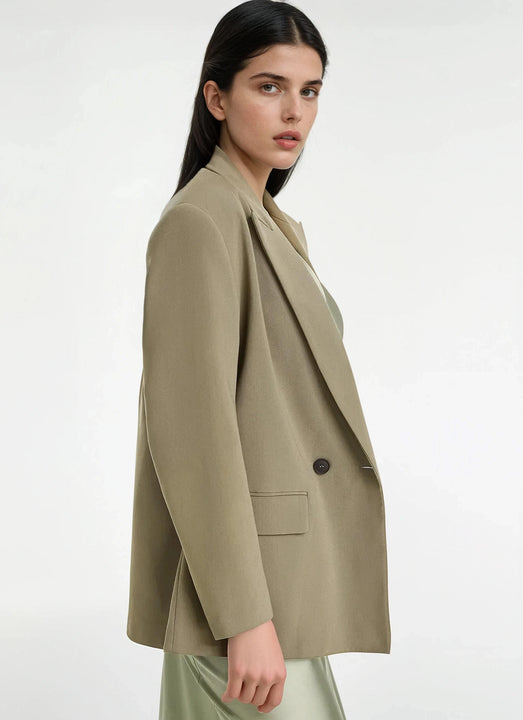 Doppelbrustpeak -Revers -Blazer