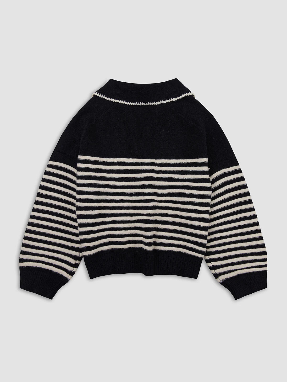 Crosswalk Stripe Sweater - LA FEMME WANDERER