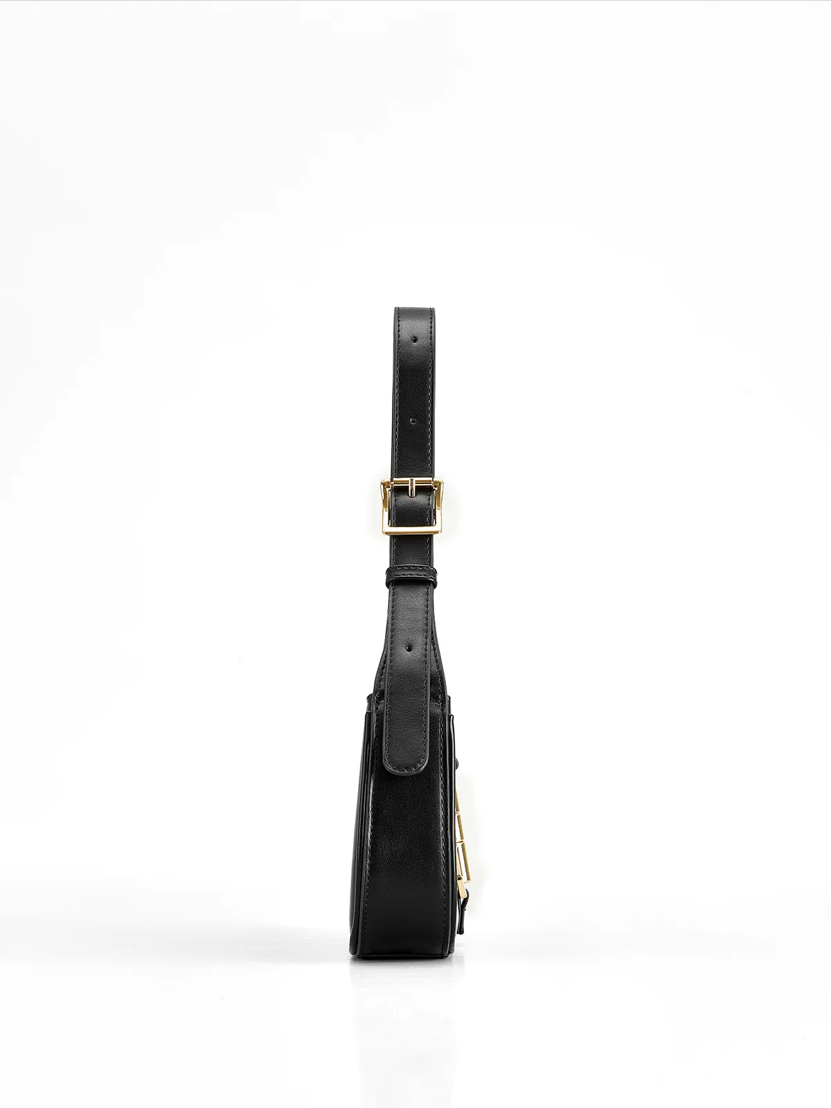 Golden Wist Lock Shoulder Bag - LA FEMME WANDERER