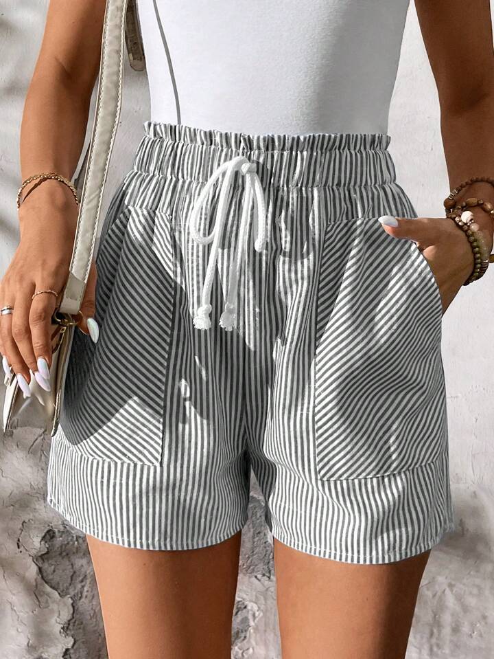 High Waist Drawstring Shorts – Effortless Summer Wardrobe Essential