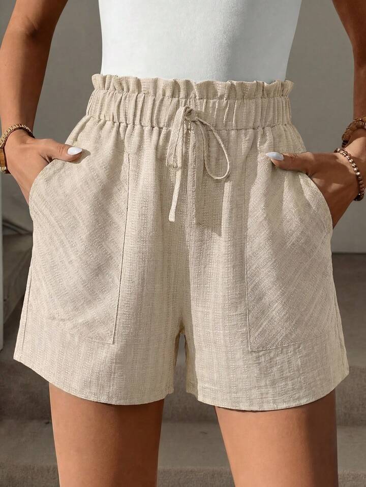 High Waist Drawstring Shorts – Effortless Summer Wardrobe Essential