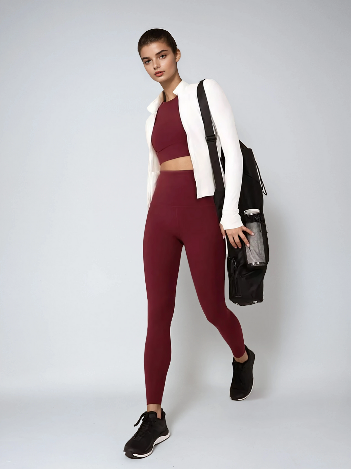 Ultra High Rise Leggings With 4 Way Stretch Non See Through Buttery Soft Tactel Fibre Pocket